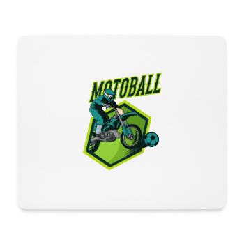 Motoball Biker Vintage Style Moto Ball Gift - Mouse Pad (horizontal) - white - Front