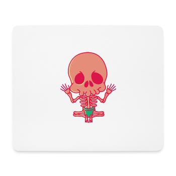 Squelette mains horreur Halloween Costume cadeau - Tapis de souris (format paysage) - blanc - Devant