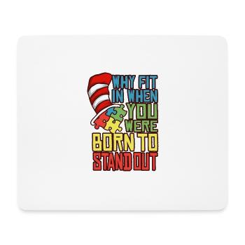 AUTISMUS HUT Autism Awareness Geschenk Für Autist - Mousepad (Querformat) - Weiß - Vorne
