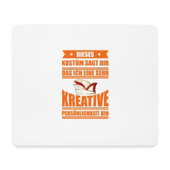 KOMITEEMÜTZE KOSTÜM Anti Karneval Fasching - Mousepad (Querformat) - Weiß - Vorne
