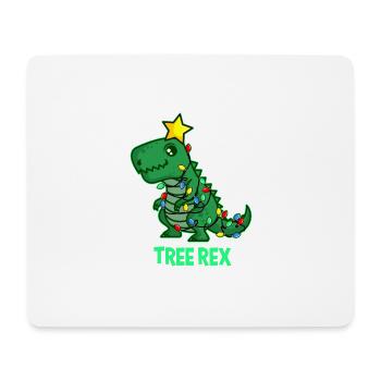 UGLY CHRISTMAS TREX Geschenk T REX Dino für Papa - Mousepad (Querformat) - Weiß - Vorne