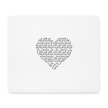 Yoga Love Yoga Retro Yoga Fan Yoga Teacher - Mouse Pad (horizontal) - white - Front
