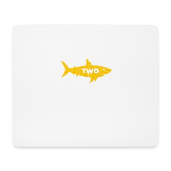 HAI GEBURTSTAG 2 Geburtstag Jungen 2 Jahre - Mousepad (Querformat) - Weiß - Vorne
