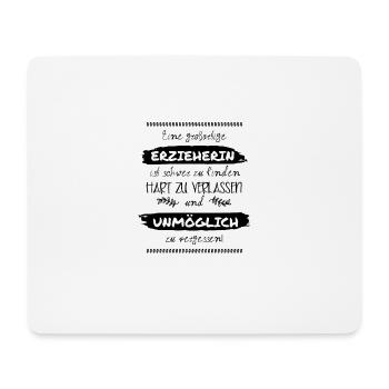Erzieherin unmöglich Lehrer Kindergarten Kinder - Mousepad (Querformat) - Weiß - Vorne