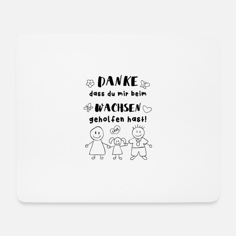 Danke Erzieherin Lehrer Kindergarten Kinder - Mousepad (Querformat) - Weiß
