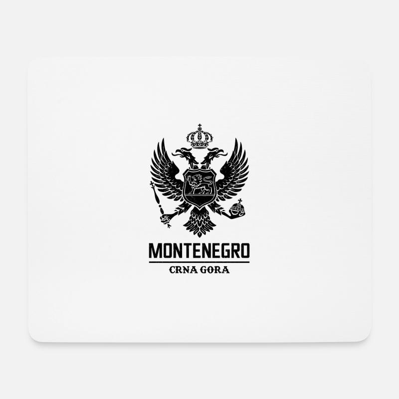 Montenegro Adler Balkan Jugoslawien SFRJ Jugo - Mousepad (Querformat) - Weiß