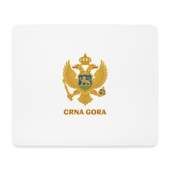 Crna Gora Double Eagle Monténégro Balkans - Tapis de souris (format paysage) - blanc - Devant