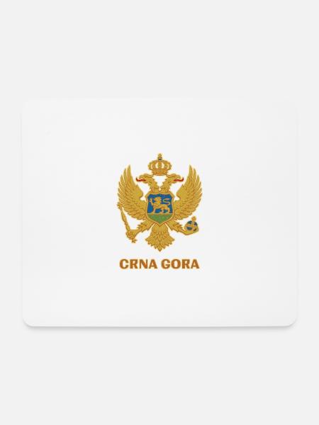 Crna Gora Doppeladler Montenegro Balkan - Mousepad (Querformat) - Weiß