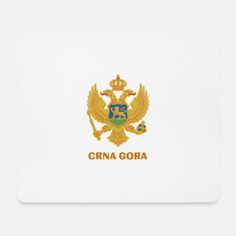 Crna Gora Doppeladler Montenegro Balkan - Mousepad (Querformat) - Weiß
