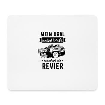 Mein ural Fahrer sowjetische Beruf USSR - Mousepad (Querformat) - Weiß - Vorne