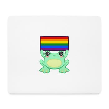 Froggy Pride - Mouse Pad (horizontal) - white - Front