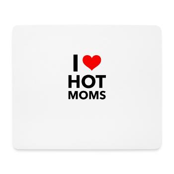 Anniversaire d’ami J’aime Les mamans chaudes - Tapis de souris (format paysage) - blanc - Devant