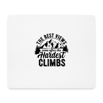 Fahrradfahrer Evolution MTB Abenteuer Rider - Mousepad (Querformat) - Weiß - Vorne