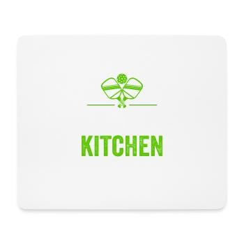 Mach dir keine Sorgen, ich gehe nicht in die Küche - Mousepad (Querformat) - Weiß - Vorne