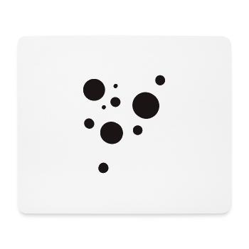 Dots - Tapis de souris (format paysage) - blanc - Devant