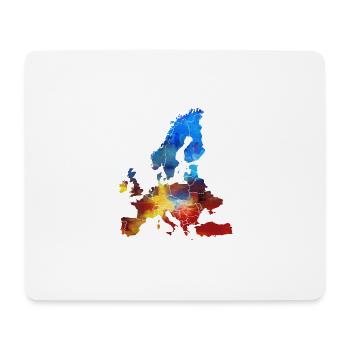 Europa - Mousepad (Querformat) - Weiß - Vorne