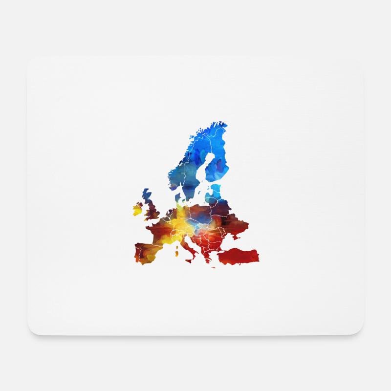 Europe - Mouse Pad (horizontal) - white