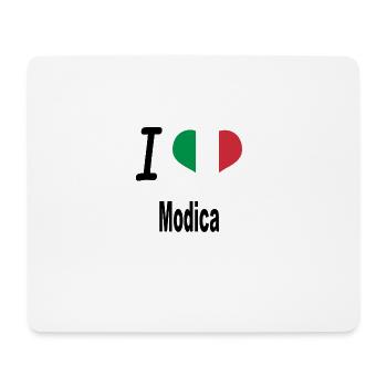 J'aime l'Italie Accueil Modica - Tapis de souris (format paysage) - blanc - Devant