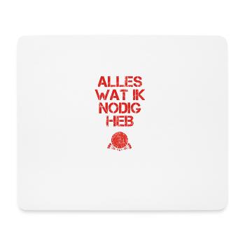 presentje wat ik nodig dart darts darter - Mousepad (Querformat) - Weiß - Vorne