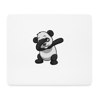 Dabbing Panda Bär lustig Geschenk Kind Geburtstag - Mousepad (Querformat) - Weiß - Vorne