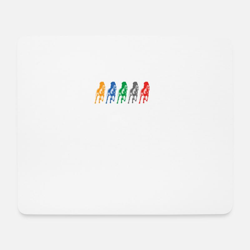 geschenk gift love king hobby reiten reiter reiter - Mousepad (Querformat) - Weiß