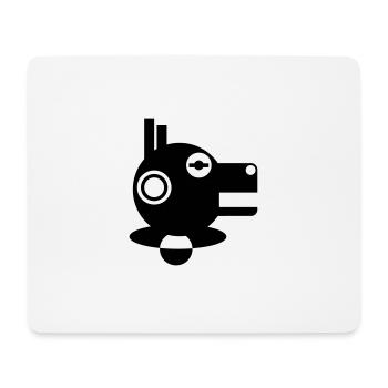 Aliencow - Tapis de souris (format paysage) - blanc - Devant