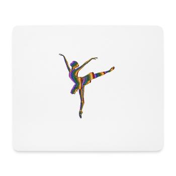 ballerina ballet dance dancer dance dancer yoga33 - Mouse Pad (horizontal) - white - Front