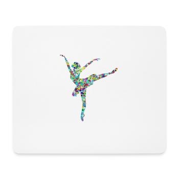 ballerina ballet dance dancer dance dancer yoga49 - Mouse Pad (horizontal) - white - Front