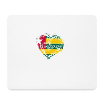 HOME ROOTS COUNTRY POISON LOVE Togo - Mouse Pad (horizontal) - white - Front