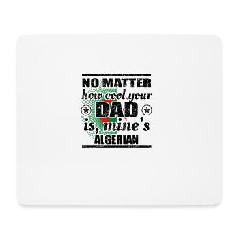 no matter dad cool father gift Algeria png - Mouse Pad (horizontal) - white - Front