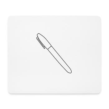 school schule lernen teacher lehrer pencil stift p - Mousepad (Querformat) - Weiß - Vorne