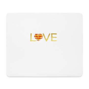 Love Roots Home Country Home Pride estelada kata - Mouse Pad (horizontal) - white - Front