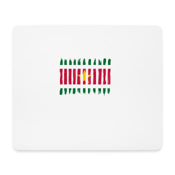 Roots home love proud Suriname png - Mouse Pad (horizontal) - white - Front