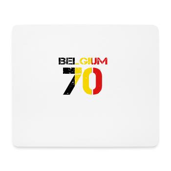 Football club team party em wm BELGIUM 70 - Tapis de souris (format paysage) - blanc - Devant