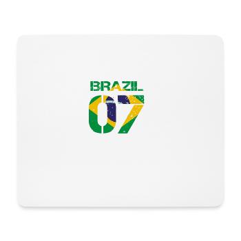 Football club team party em wm BRAZIL 07 - Tapis de souris (format paysage) - blanc - Devant
