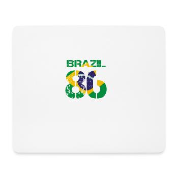 Football club team party em wm BRAZIL 86 - Tapis de souris (format paysage) - blanc - Devant