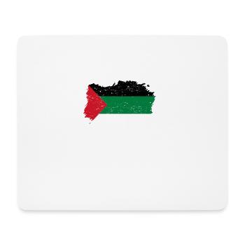 Roots Wurzeln Flagge heimat Land palestine palaest - Mousepad (Querformat) - Weiß - Vorne