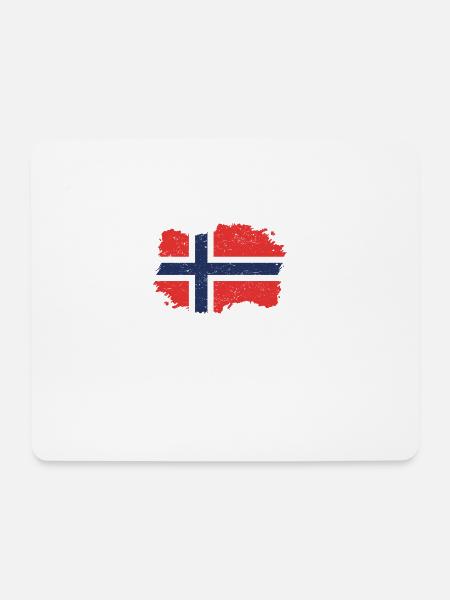 Roots Wurzeln Flagge heimat Land Norwegen png - Mousepad (Querformat) - Weiß