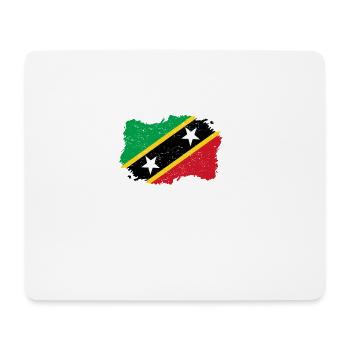 Roots roots Flag homeland Country St Kitts and Nev - Mouse Pad (horizontal) - white - Front