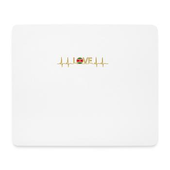 ekg amour racines de la maison de la maison wurzlen Suriname png - Tapis de souris (format paysage) - blanc - Devant