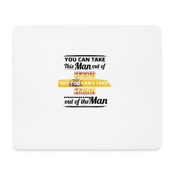 Geschenk aus liebe herkunft mann SPAIN - Mousepad (Querformat) - Weiß - Vorne