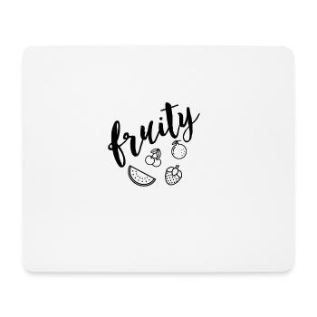 Fruity - Mousepad (Querformat) - Weiß - Vorne