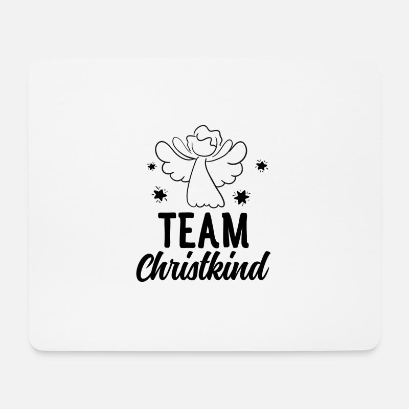 Team Christkind - Mousepad (Querformat) - Weiß