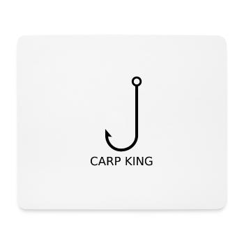 Carp King - Mousepad (Querformat) - Weiß - Vorne