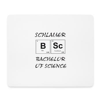 Bachelor of Science - Mousepad (Querformat) - Weiß - Vorne