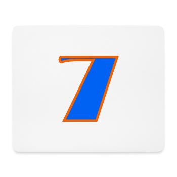 7. 7 YEARS. 7th ANNIVERSARY. BIRTHDAY 7 YEARS - Mouse Pad (horizontal) - white - Front