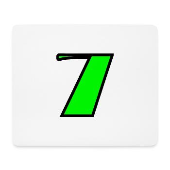 7. 7 YEARS. 7th ANNIVERSARY. BIRTHDAY 7 YEARS - Mouse Pad (horizontal) - white - Front