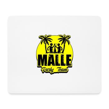 Malle Party Team Urlaub Mallorca - Mousepad (Querformat) - Weiß - Vorne