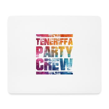 Teneriffa Party Crew Bunt - Mousepad (Querformat) - Weiß - Vorne
