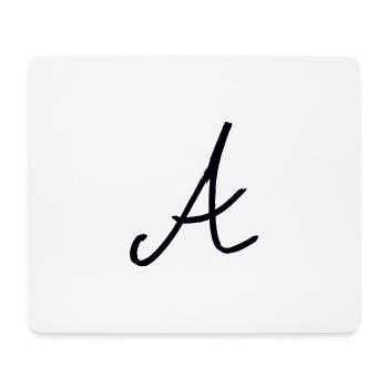 Un monogramme de calligraphie - Tapis de souris (format paysage) - blanc - Devant